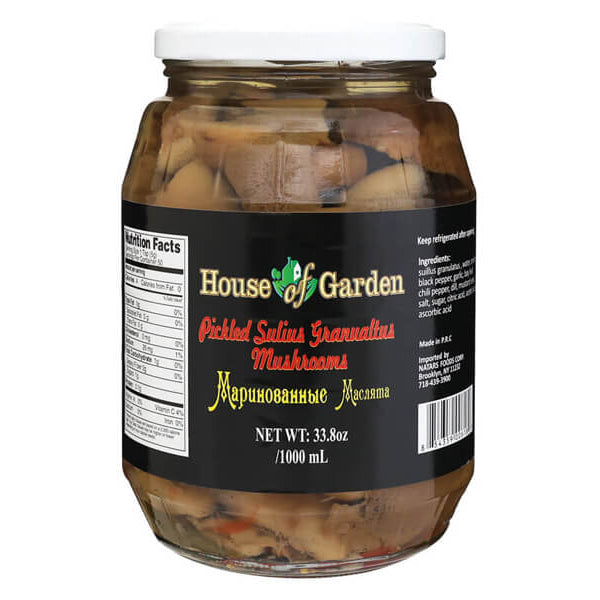 Marinated Mushroom Pickled Maslyata Suillus Granulatus – 33.81 fl oz (1.0lt)